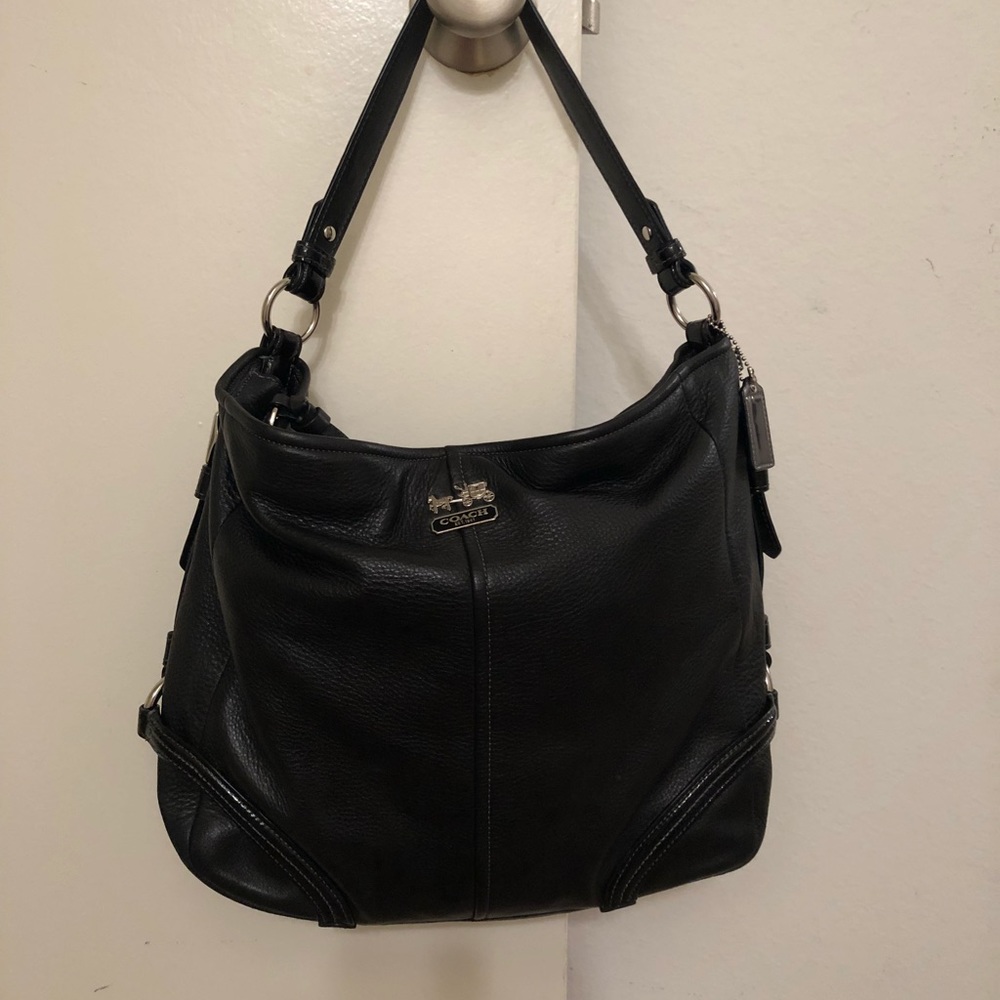 ♥️COACH Black Leather Hobo Shoulder bag. ♥️
